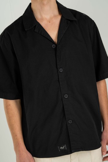 Reell Jeans Resort Shirt Black Reell Jeans Resort Shirt Black