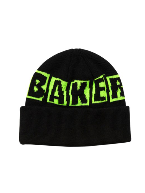 Baker Skateboards Brand Logo Green Beanie