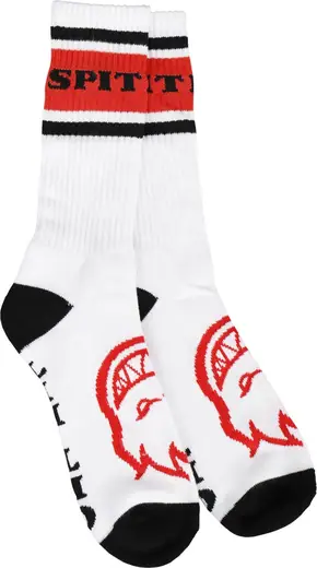 Spitfire Socken Classic 87 Bighead White/Black/Red