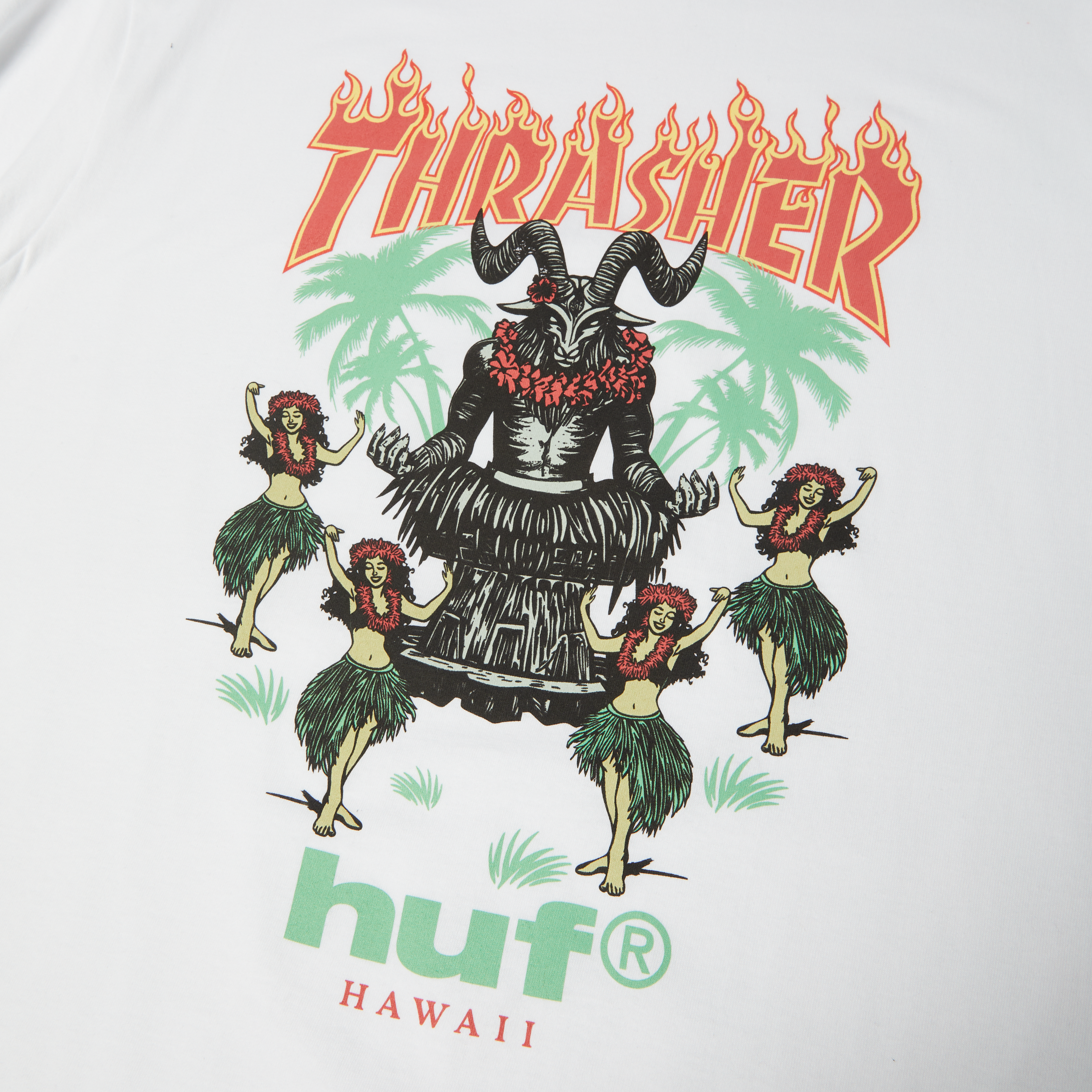 HUF X Thrasher Luau Tee
