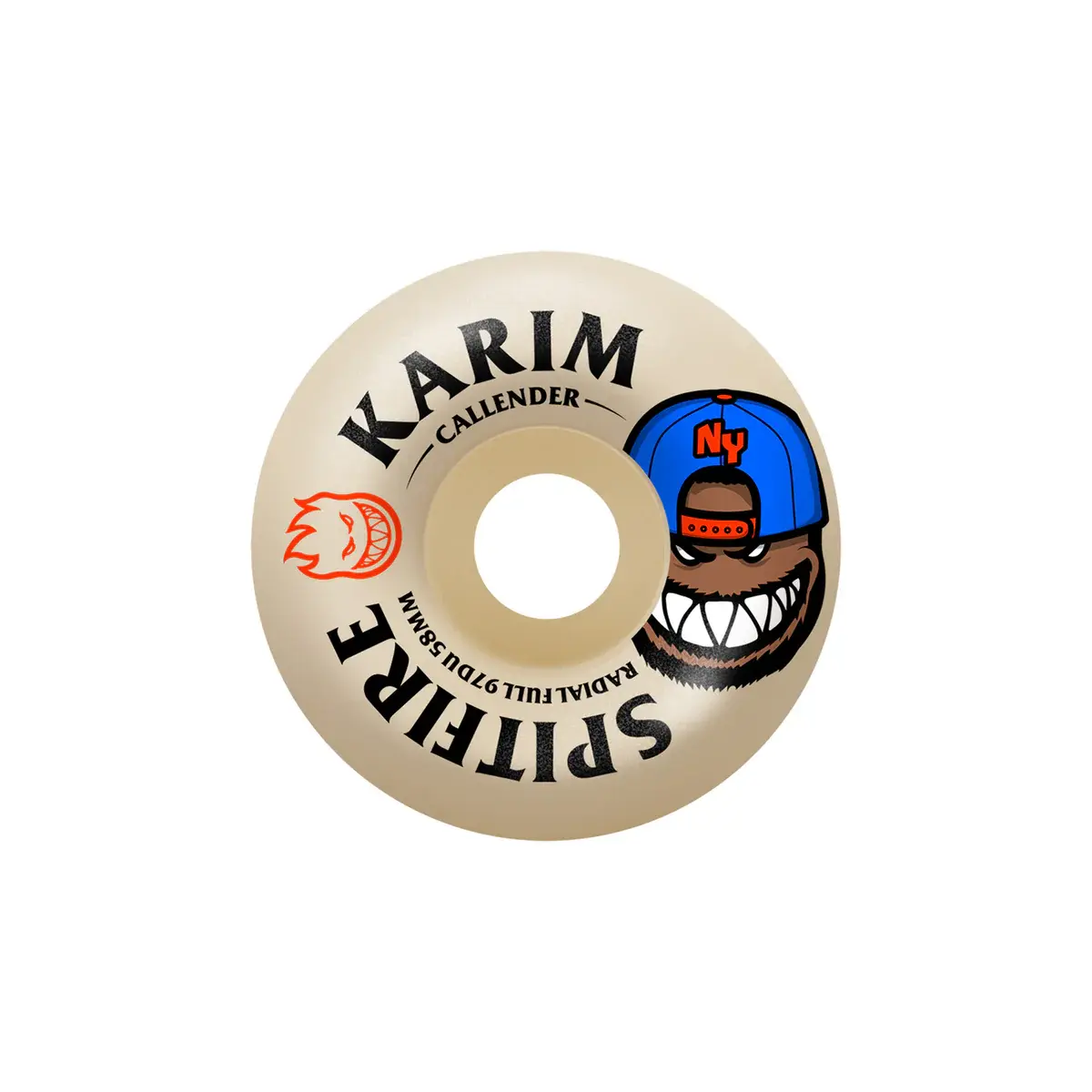 Spitfire Wheels F4 Callender Burn Squad 97A 58mm Radial Full