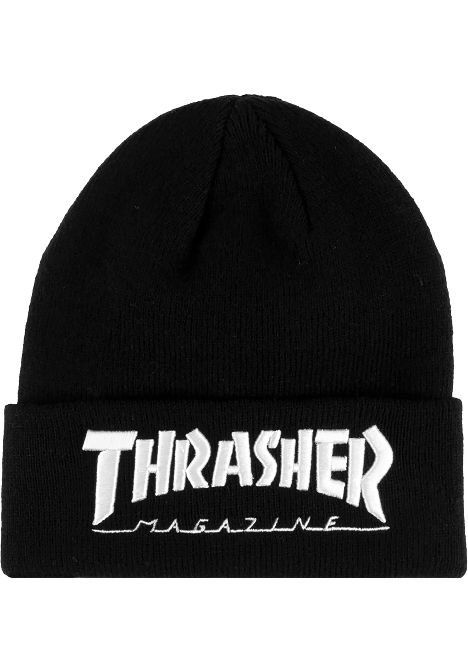 Thrasher Beanie Embroidered Black