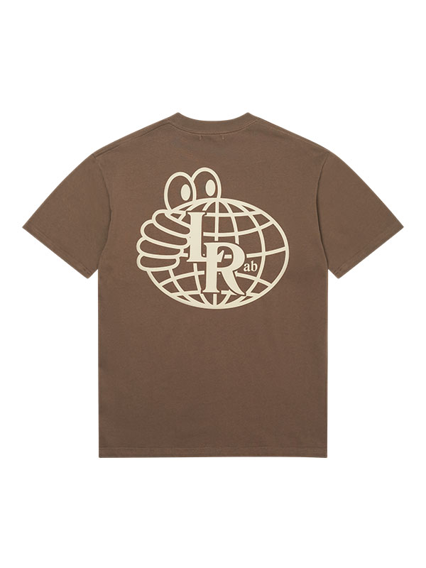 Last Resort AB Atlas Mono Tee Wash Brown 