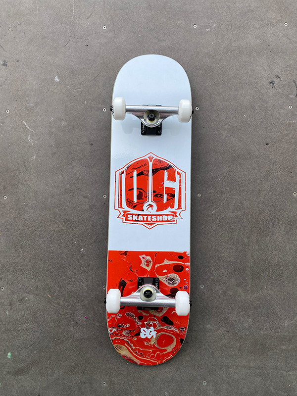 OG Skateshop Beginner Setup Art Series "Red Acid" OG Skateshop Beginner Setup Art Series "Red Acid"