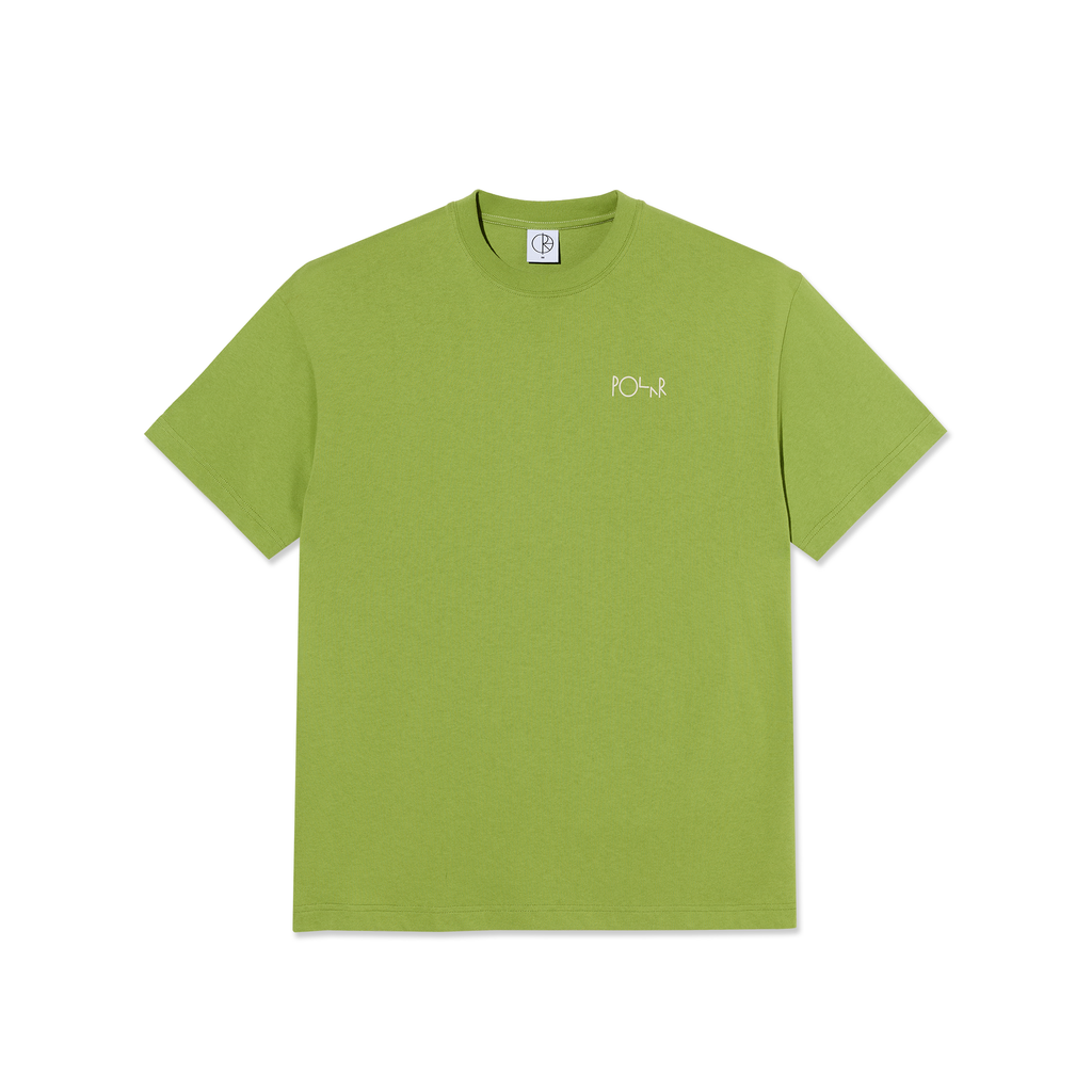 Polar Skate co. Contrast Tee Stroke Logo (Peridot)