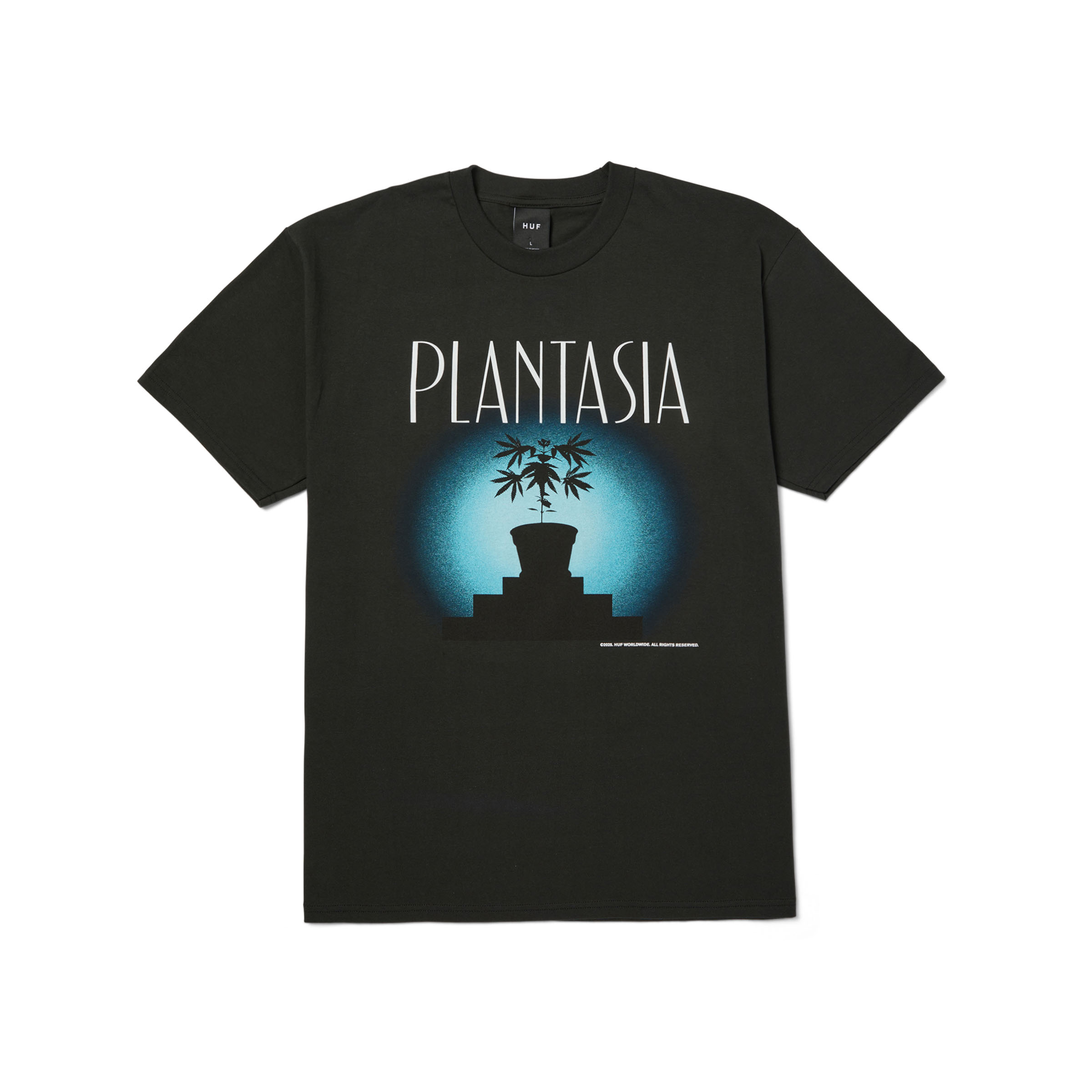HUF Plantasia Tee Black
