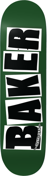 Baker Brand Logo Forest Green 8.475"