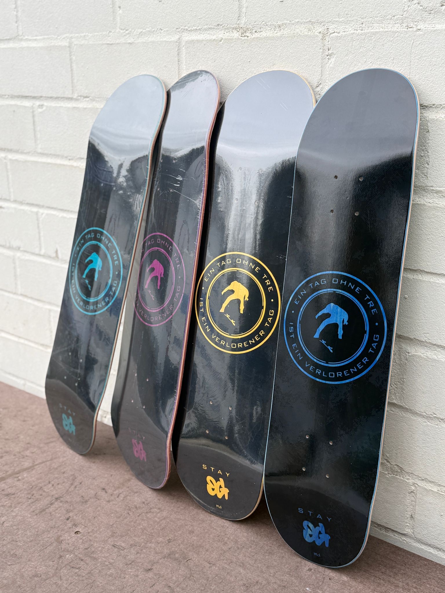 Stay OG " Kein Verlorener Tag " Natural Skateboard