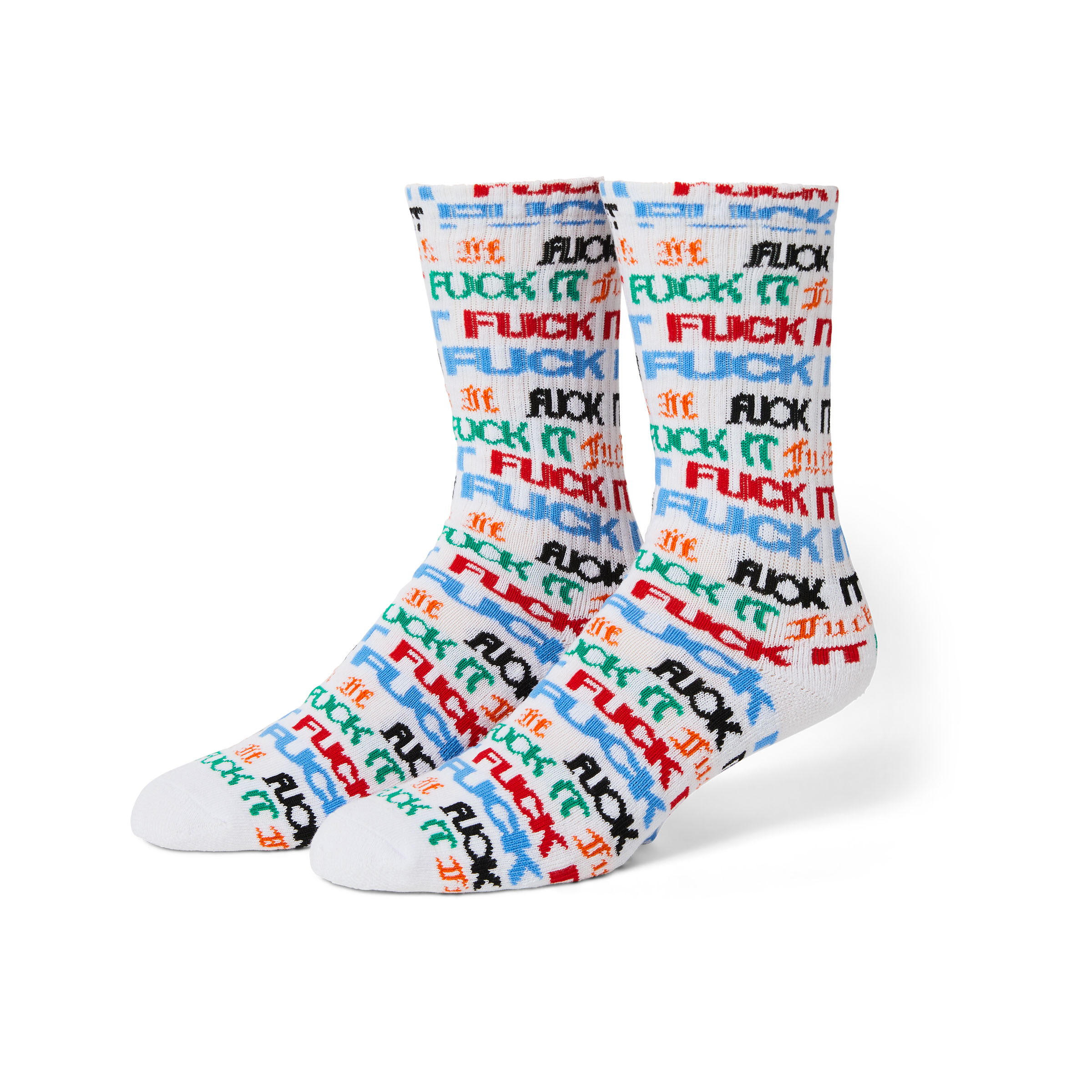 HUF Fuck It Flyer Sock White
