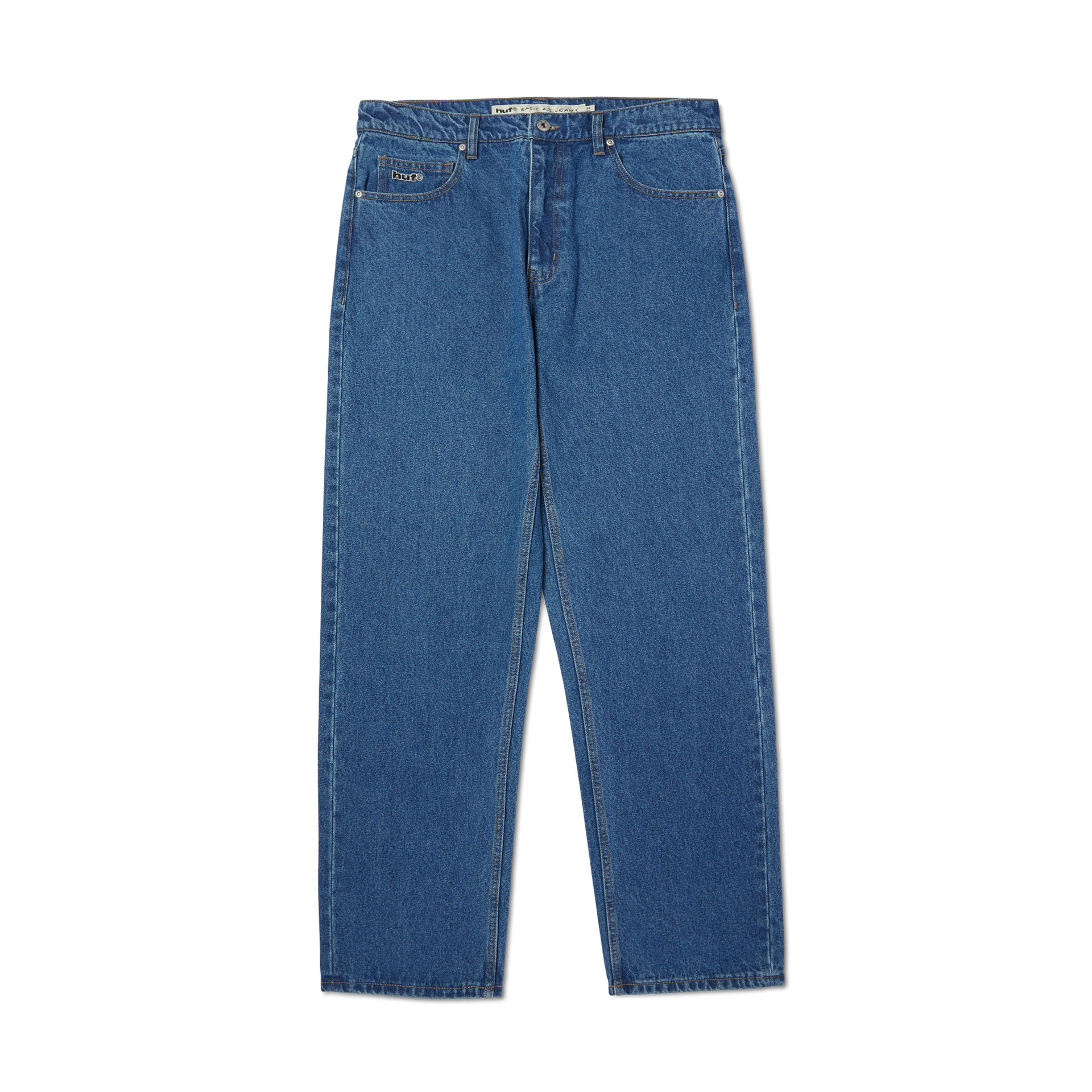 HUF Basic Ass Jeans Stone-Wash-Indigo