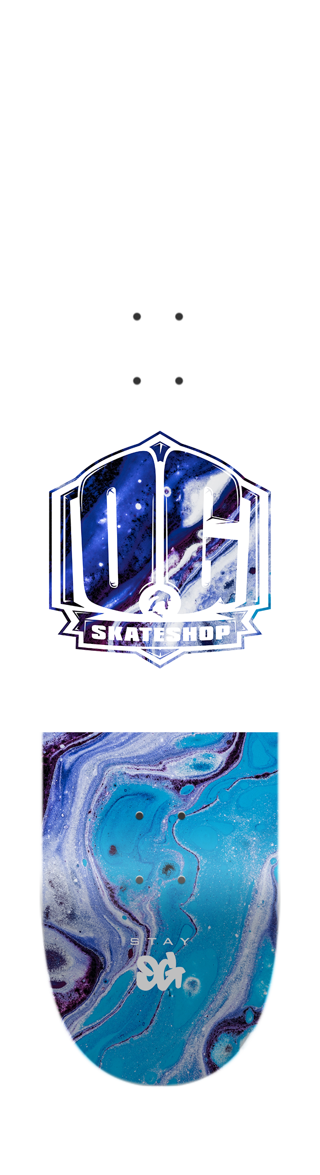 OG Skateshop Art Series "Blue Acid"