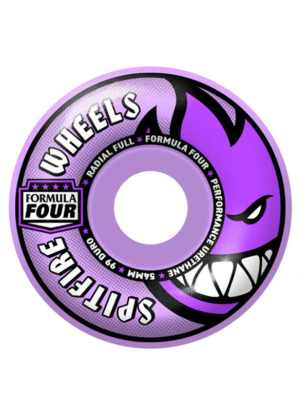 Spitfire Wheels F4 99A Lt. Purple Radial Full 54mm