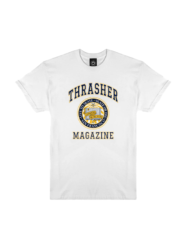 Thrasher Dropout T-Shirt White