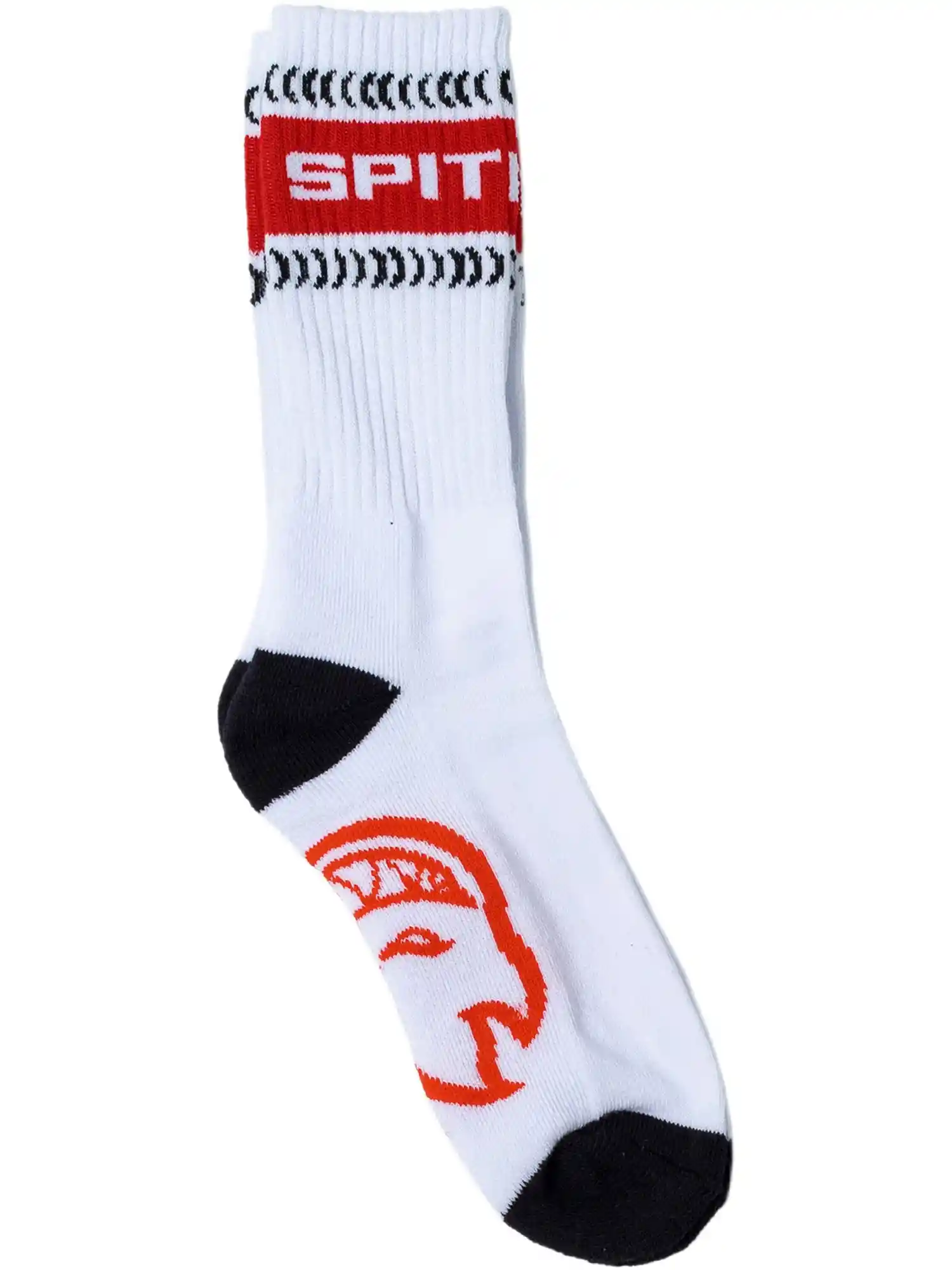 Spitfire Socken Classic 87 Bighead Swirl White/Black/Red