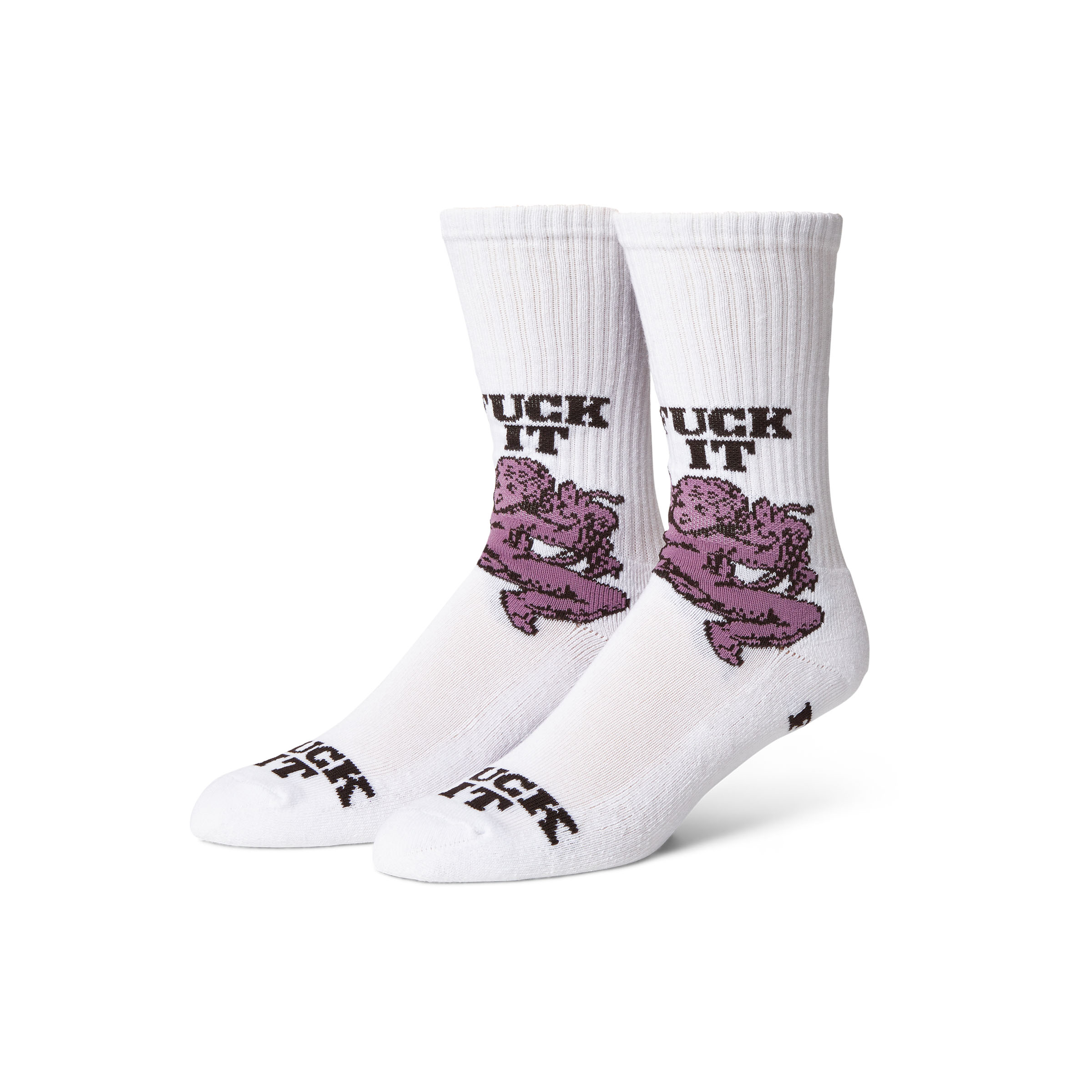 HUF Divine Crew Sock White