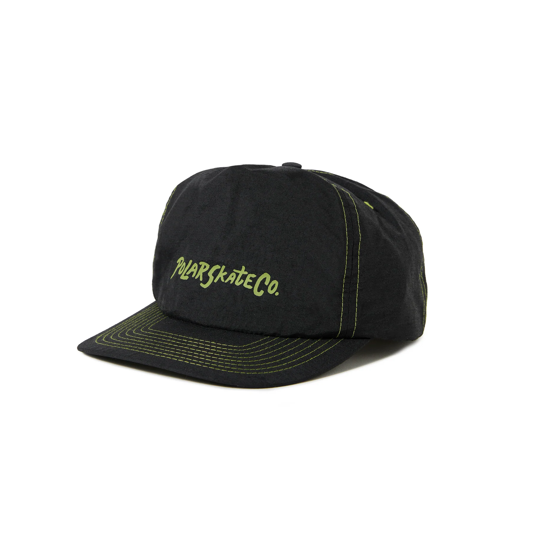 Polar Skate co. EARL Cap Black/Lime