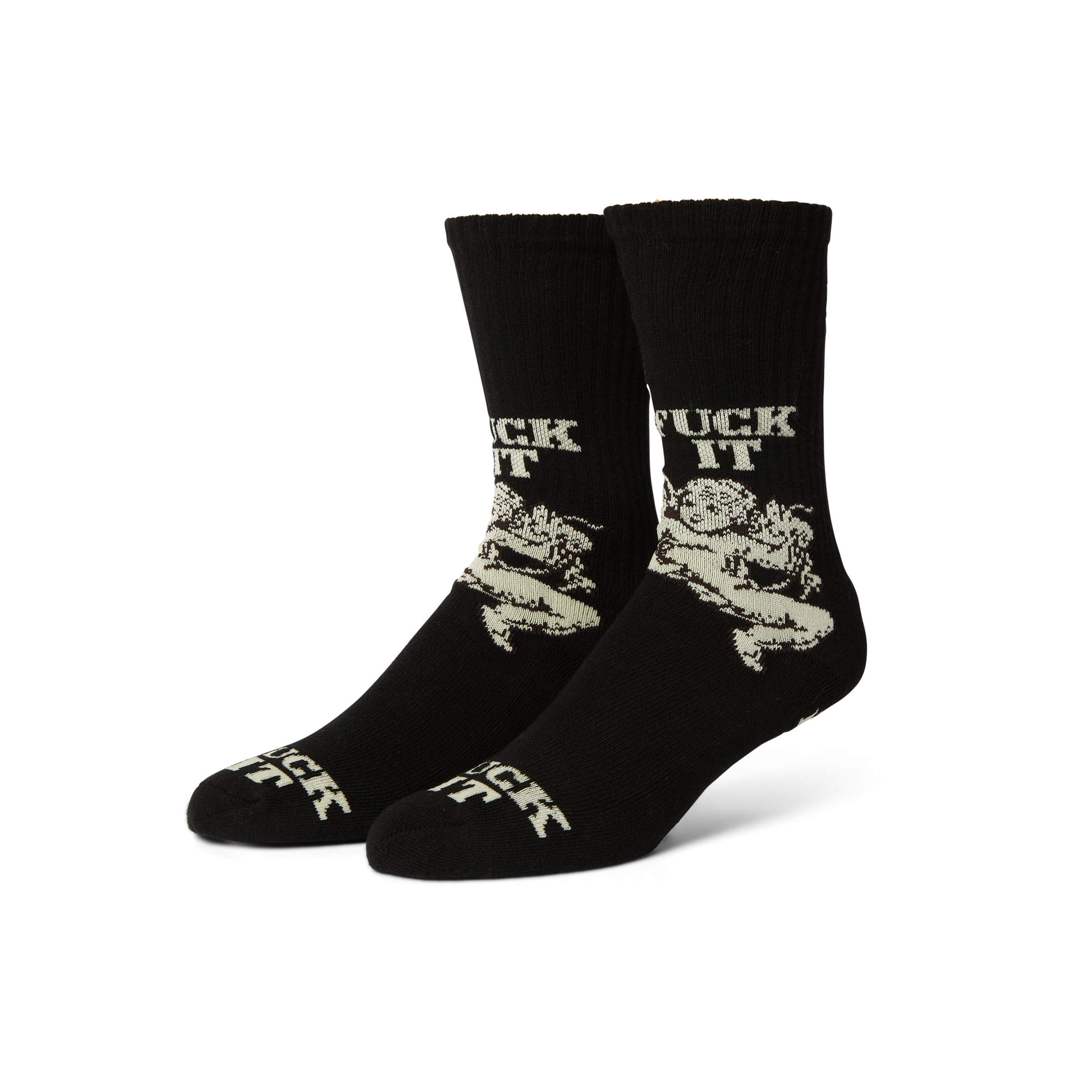 HUF Divine Crew Sock Black