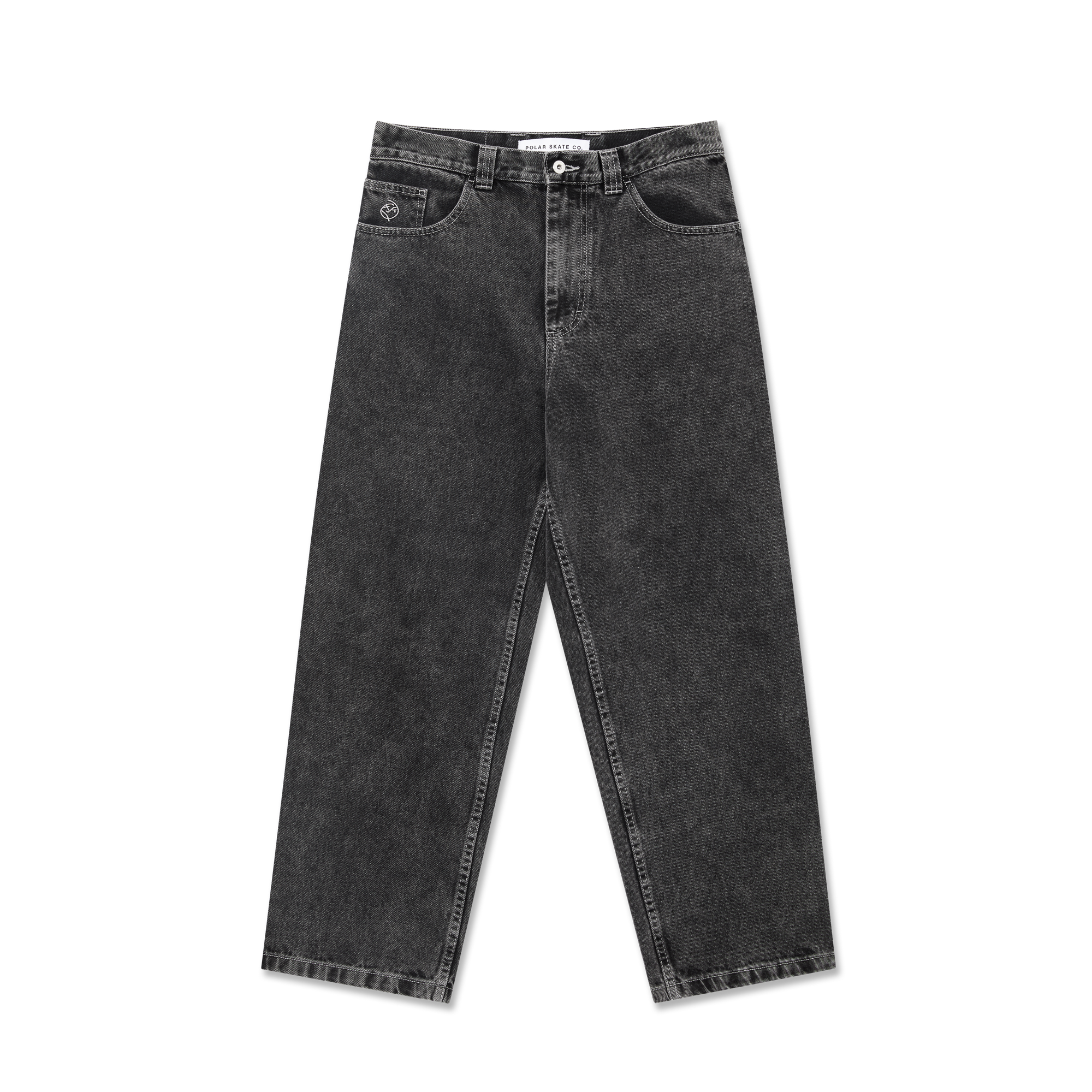 Polar Skate co. Big Boy Pants - SILVER BLACK