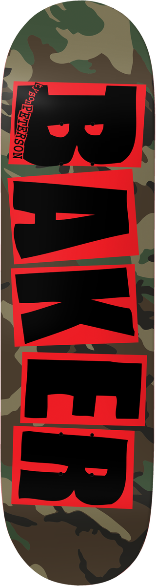 Baker Skateboards Tyson Peterson Brand Logo Camo 8.25