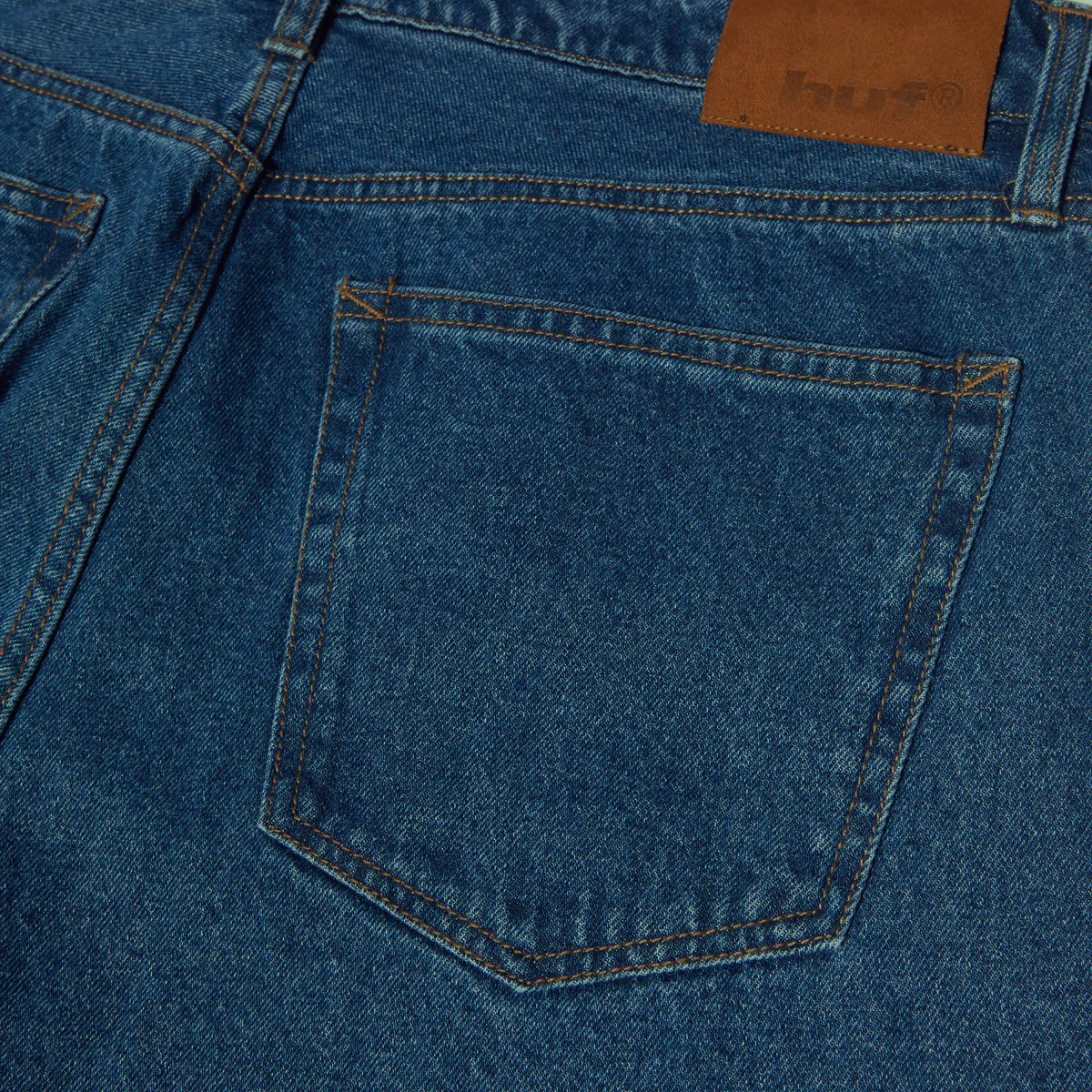 HUF Basic Ass Jeans Stone-Wash-Indigo