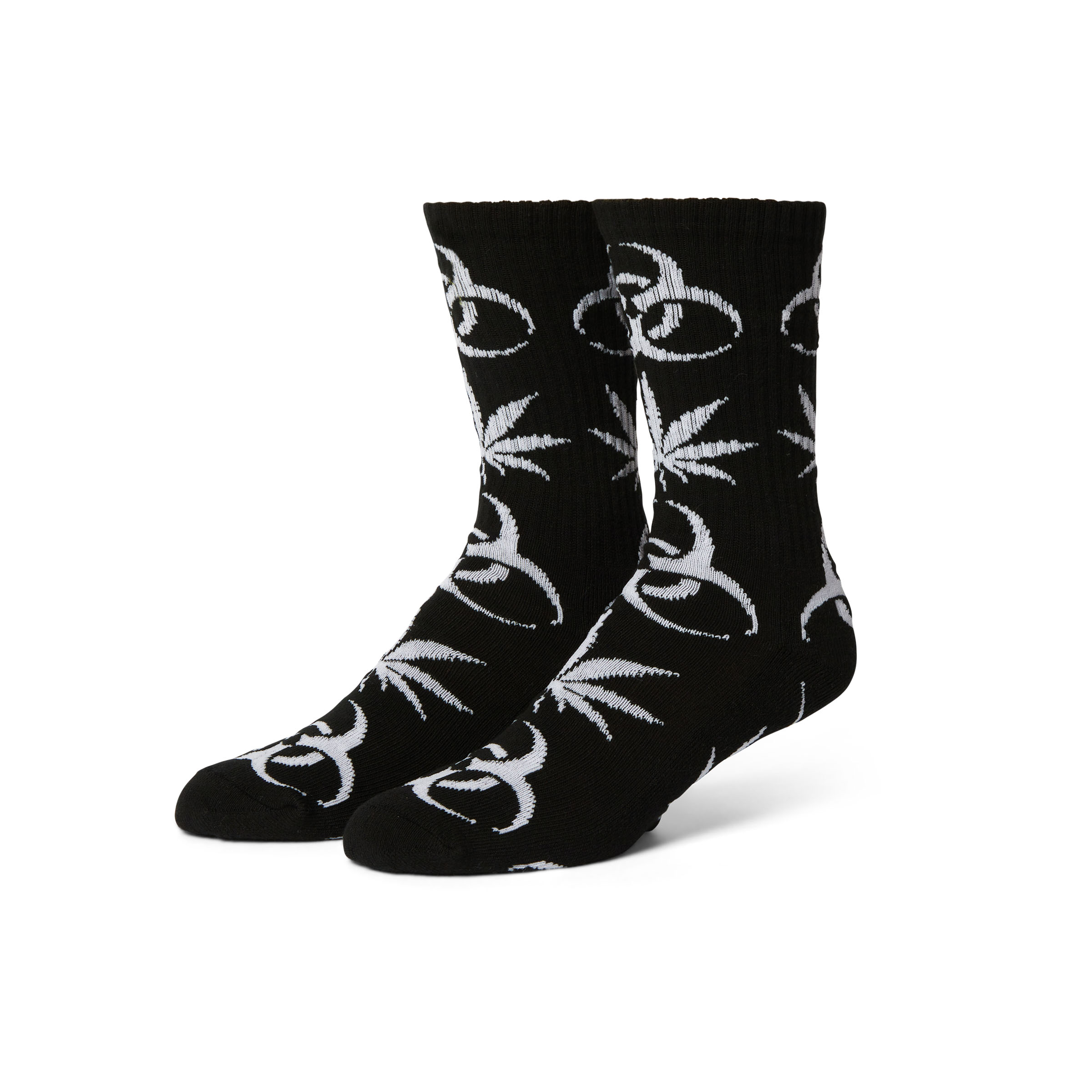 HUF Sector Plantlife Socks Black