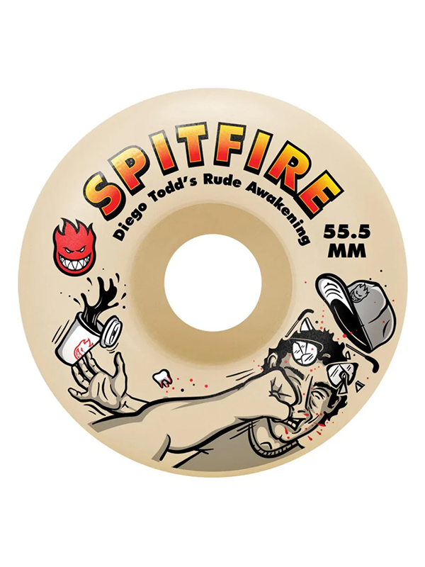 Spitfire Wheels F4 99 DIEGO RUDE AWAKENING 55.5mm