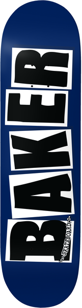 Baker Brand Logo Navy Blue 8.5"