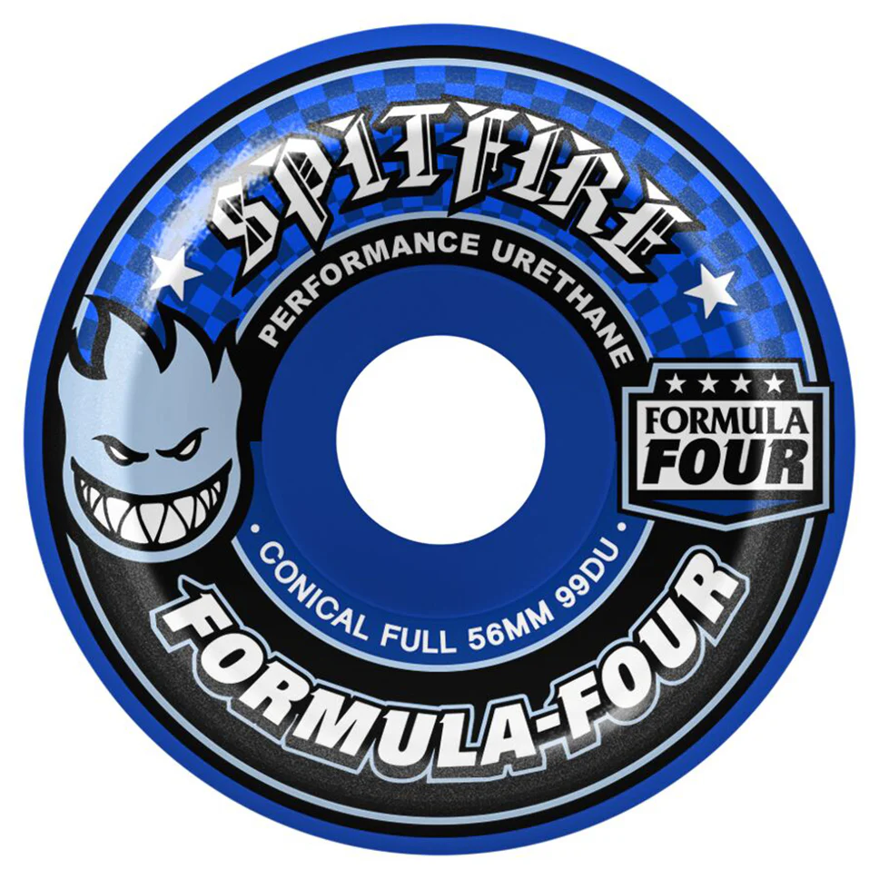 Spitfire Wheels Conical Full 56 mm 99A Blue