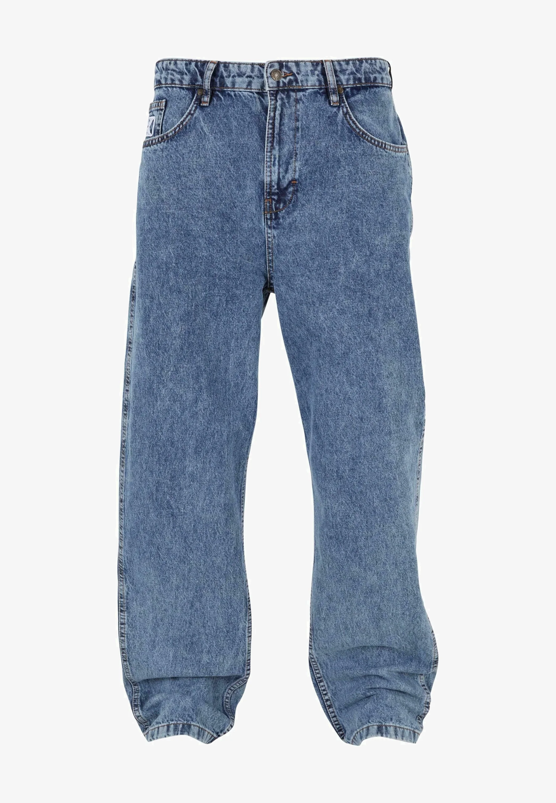 Karl Kani Small Signature Baggy Five Pocket Denim Vintage mid Blue