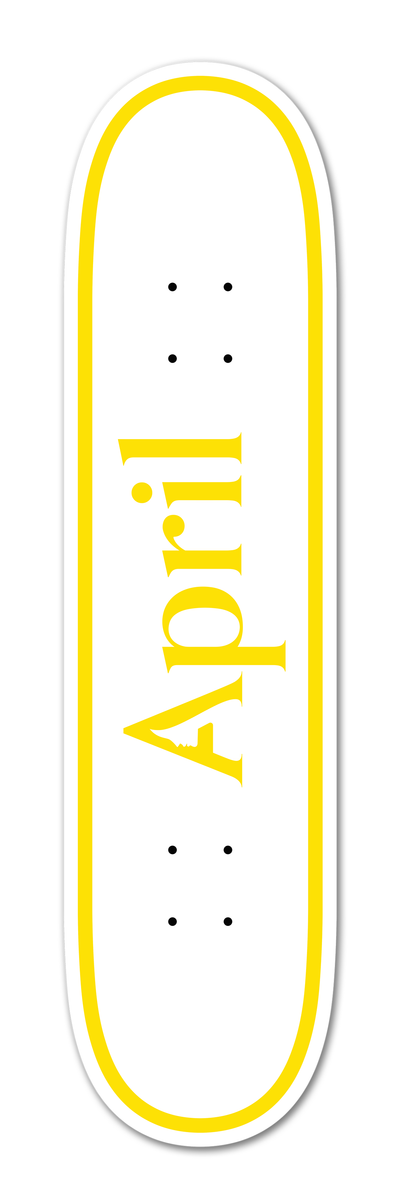 April Skateboards OG Logo 8,00" TT