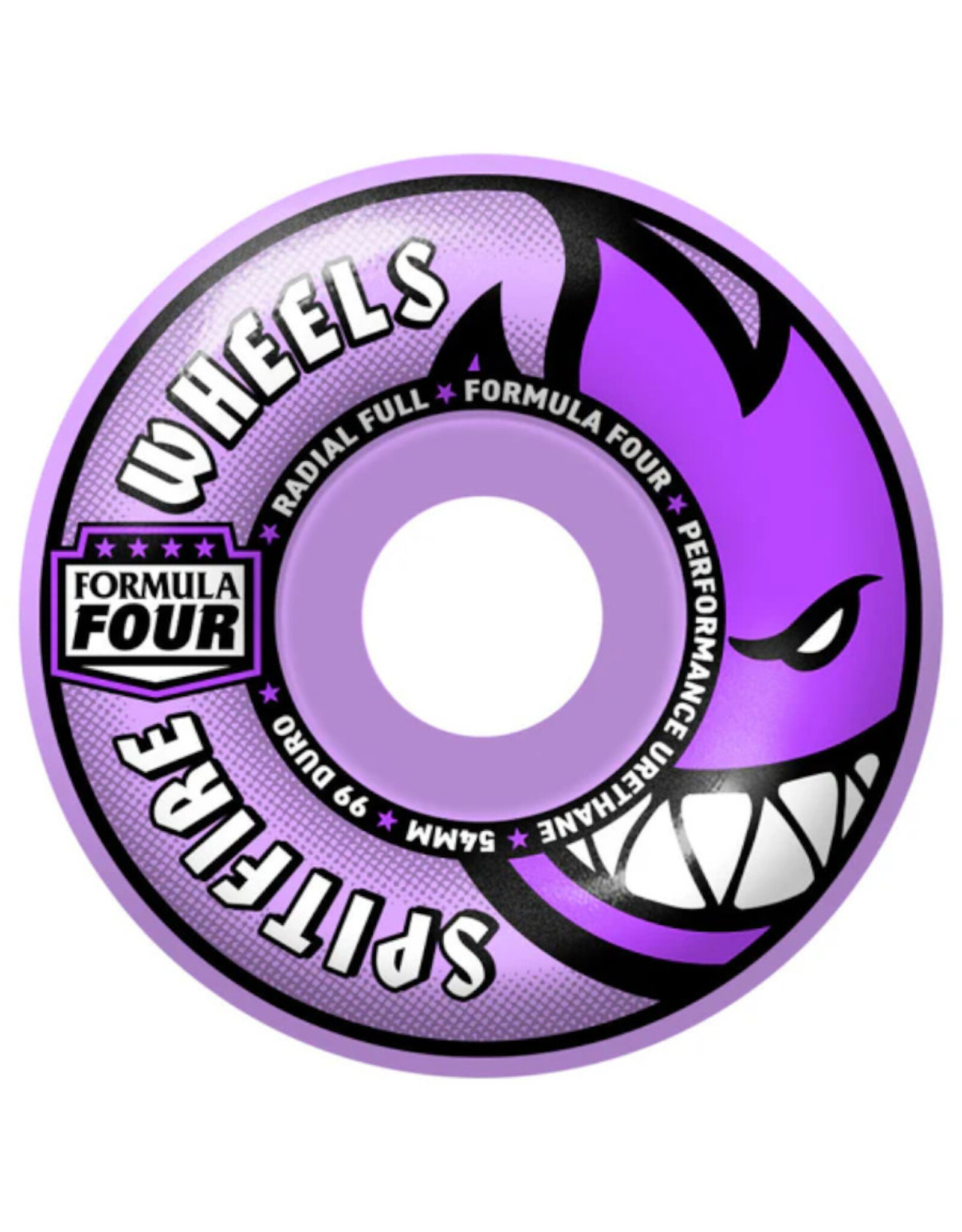 Spitfire Wheels F4 99A Lt. Purple Radial Full 54mm