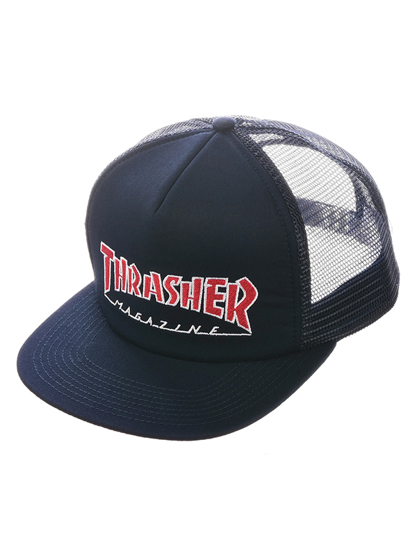 Thrasher Skate Mag Trucker Snapback Navy/Red