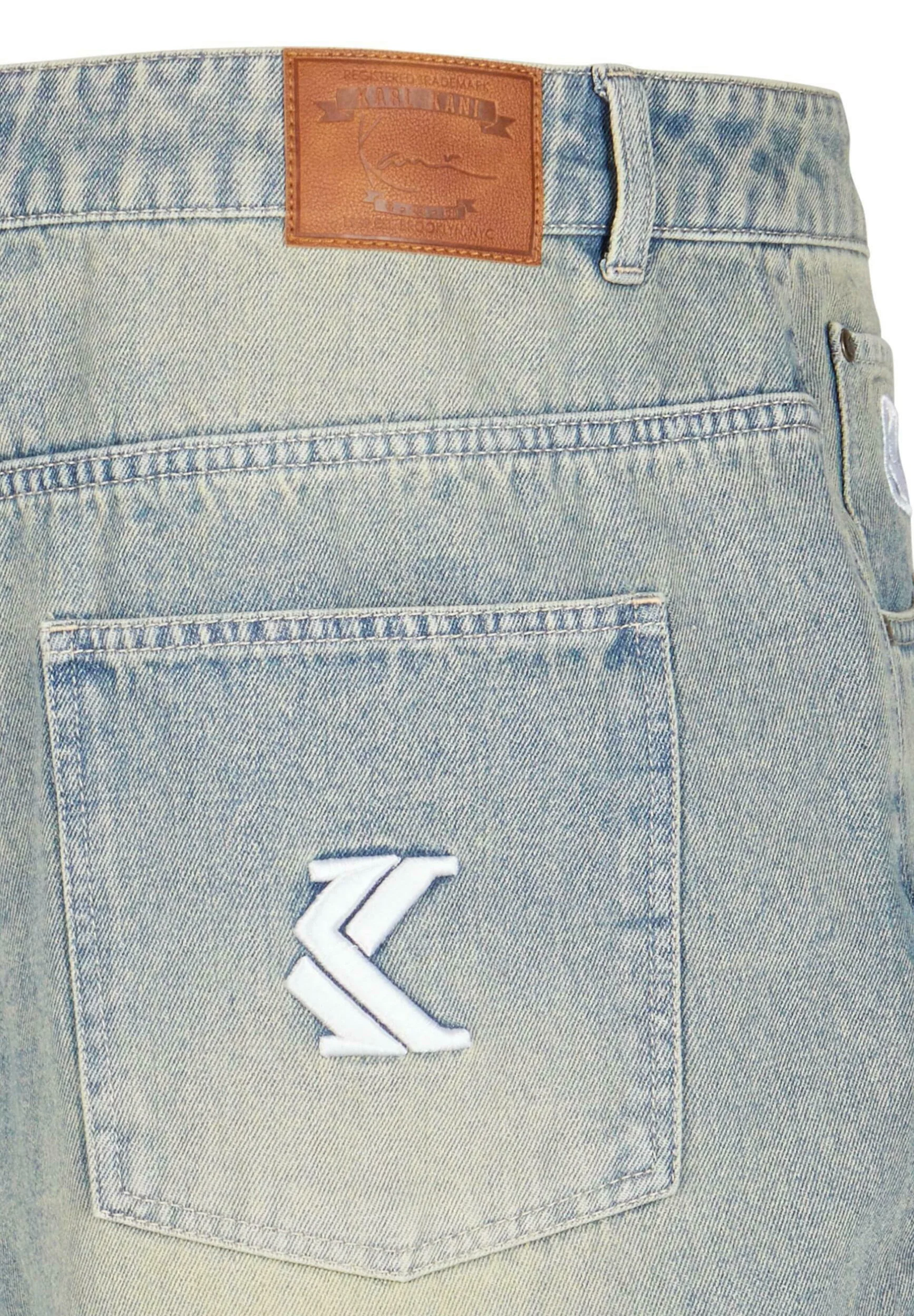 Karl Kani OG Denim Baggy Jorts bleached blue