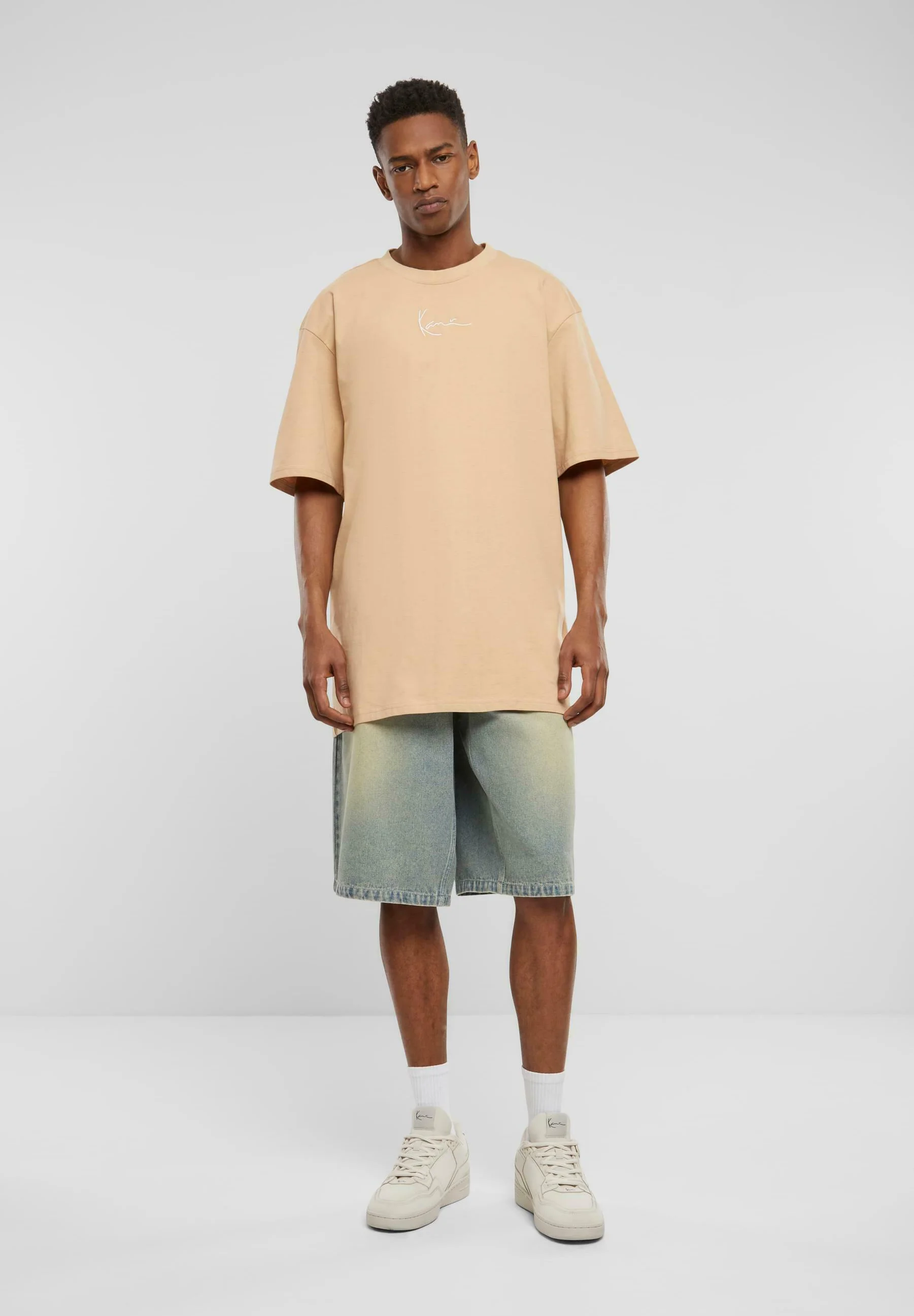 Karl Kani OG Denim Baggy Jorts bleached blue Karl Kani OG Denim Baggy Jorts bleached blue
