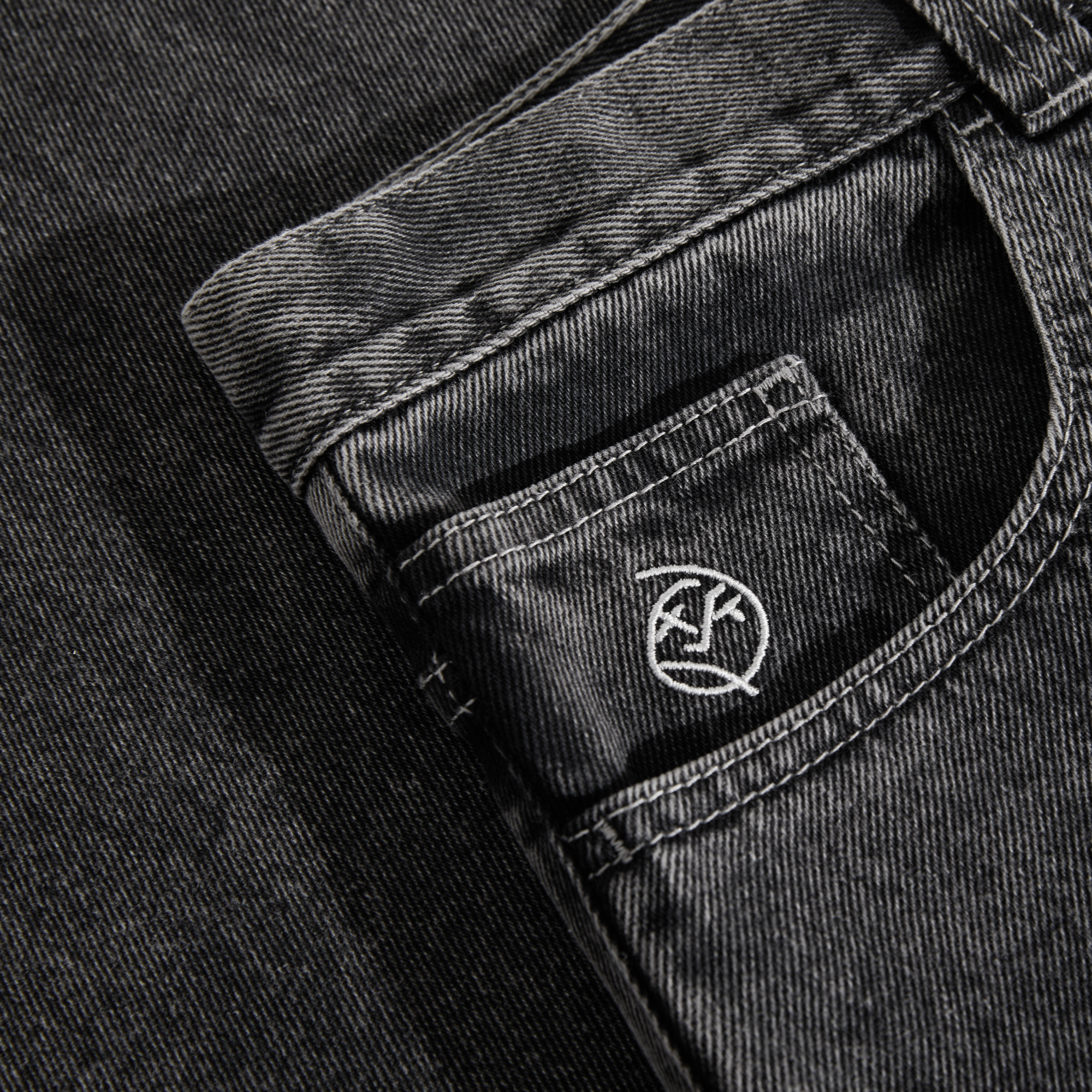 Polar Skate co. Big Boy Pants - SILVER BLACK