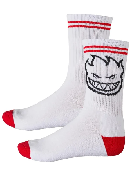 Spitfire Socken Big Head Wgite/Red