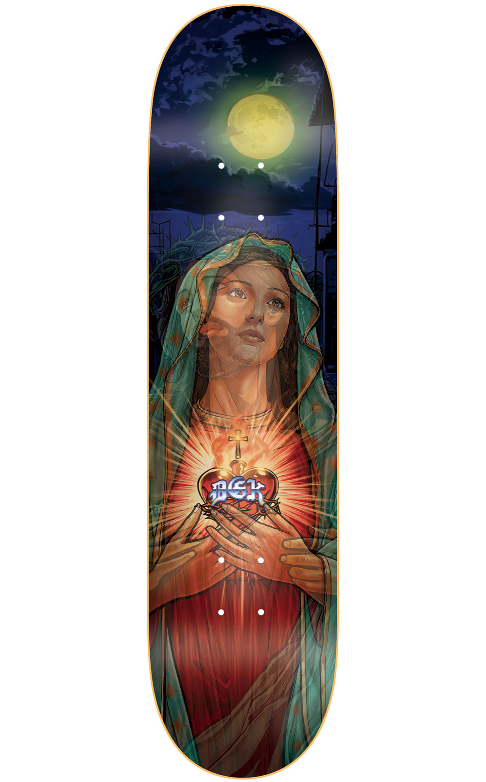 DGK Save US Lenticular Skateboard 8.25"