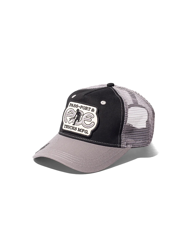 ACE X PASSPORT Packers Trucker Strapback Black