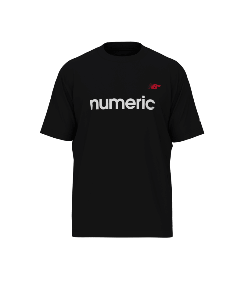 New Balance Numeric Linear Logo T-Shirt Black