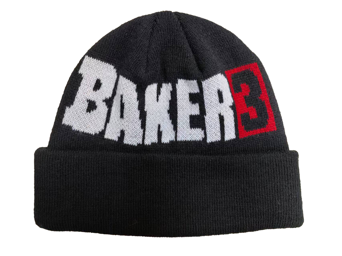 Baker 3 BLK Beanie