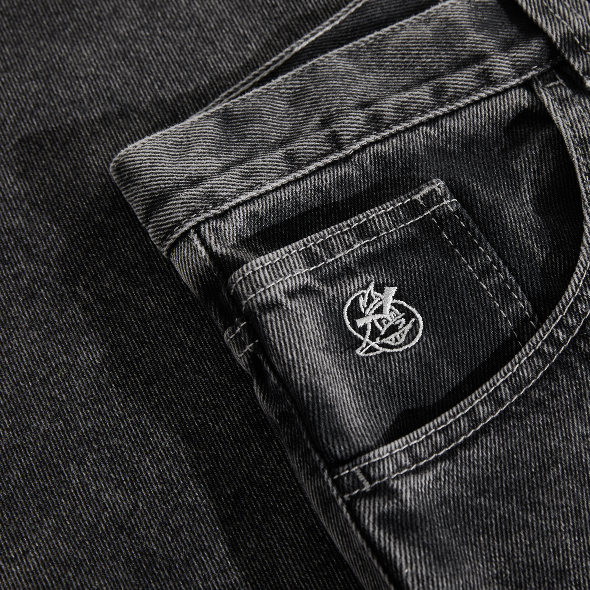 Polar Skate co. 93 Pants - SILVER BLACK