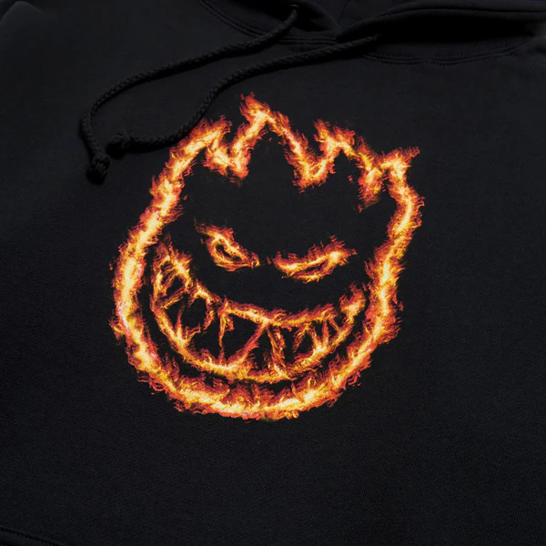 Spitfire Charred Remains Hoodie Black