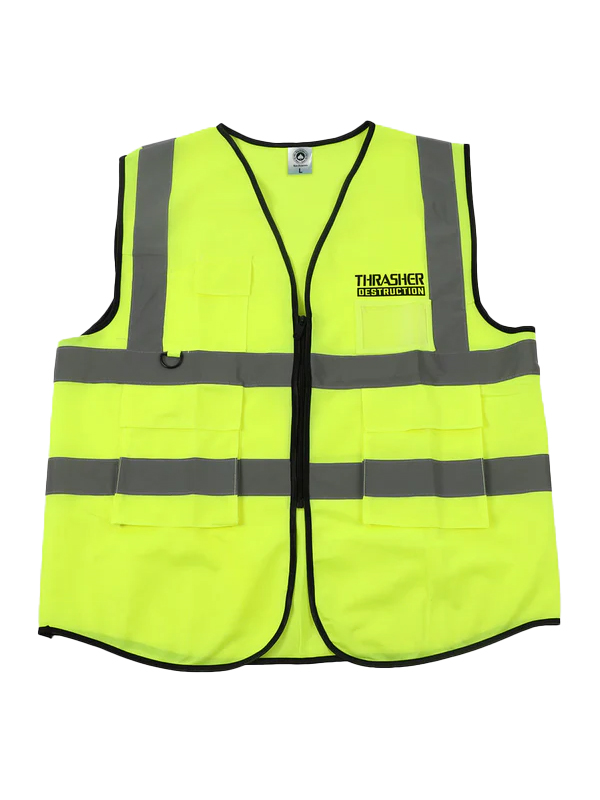 Thrasher Destruction Vest Saftygreen