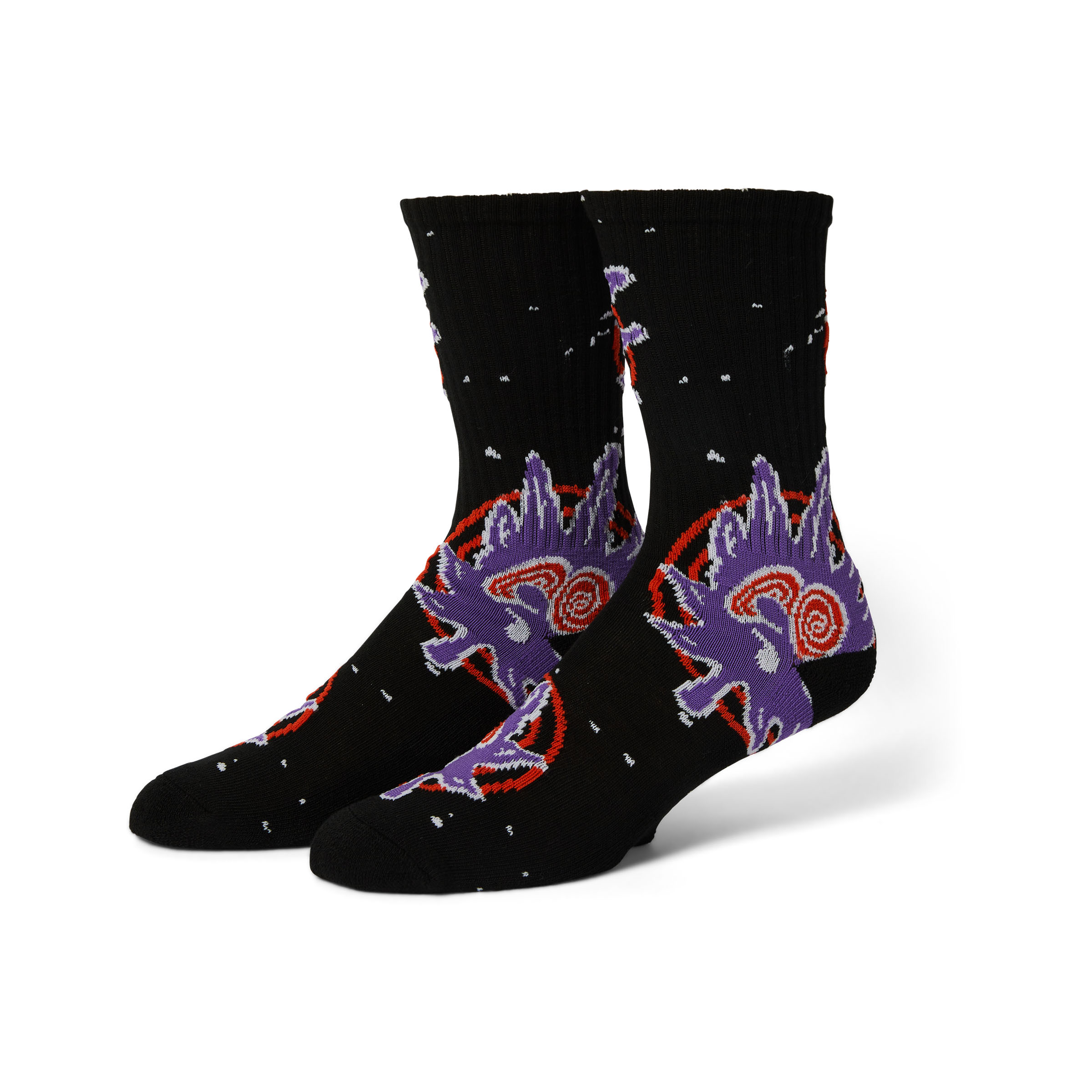 HUF Green Buddy Hypnosis Sock