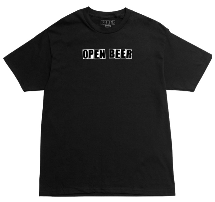 Baker Skateboards OPEN BEER Tee