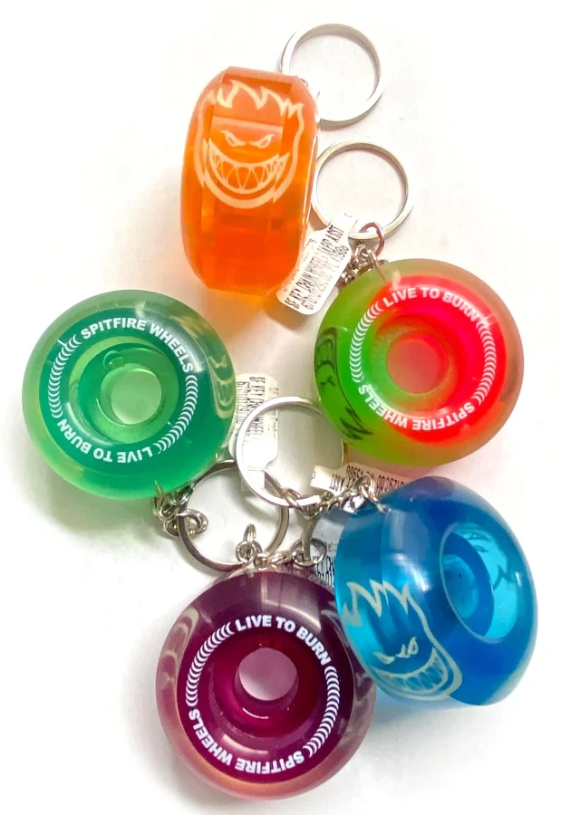 Spitfire Wheels Keychain Sapphire