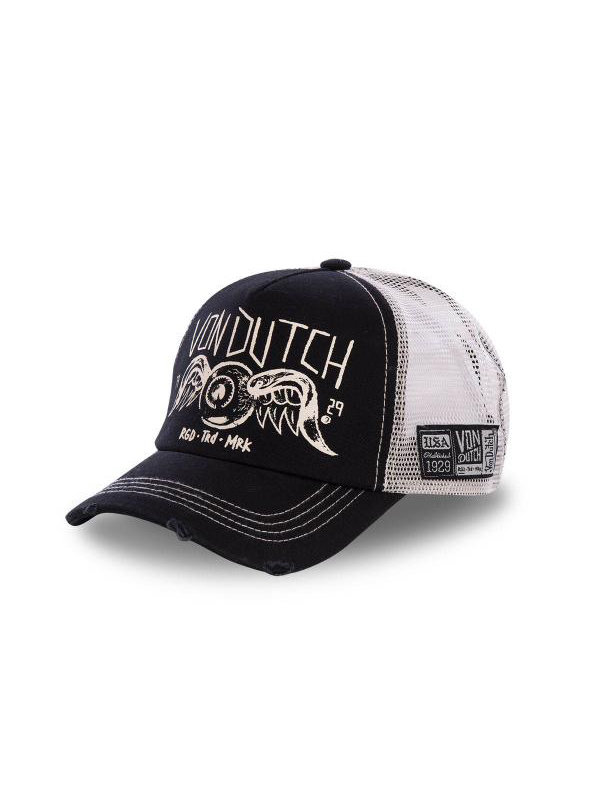 Von Dutch Flying Eyeball Black