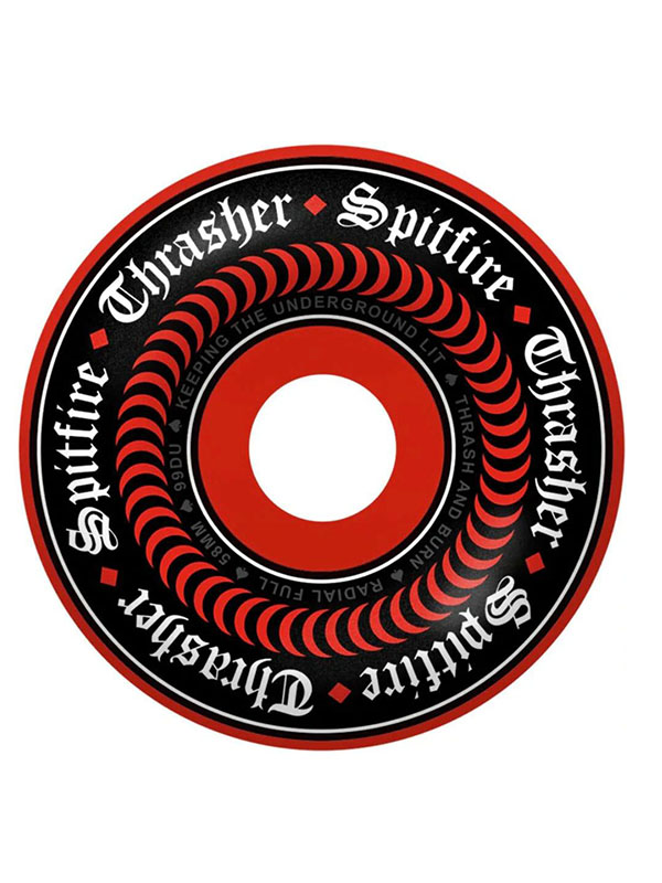 Spitfire Wheels X Thrasher F4 OATH Radial Full 58mm 99A