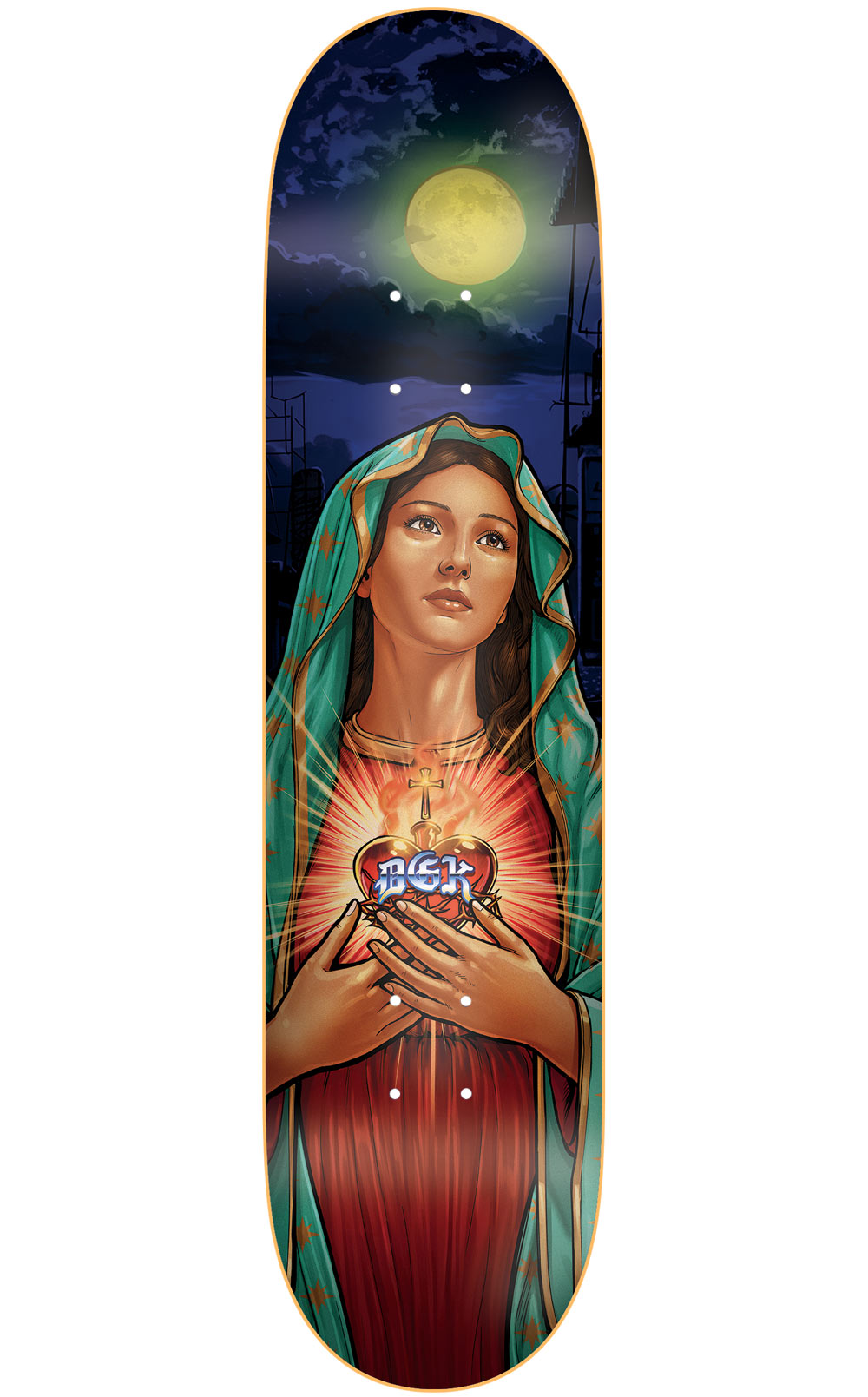 DGK Save US Lenticular Skateboard 8.25"