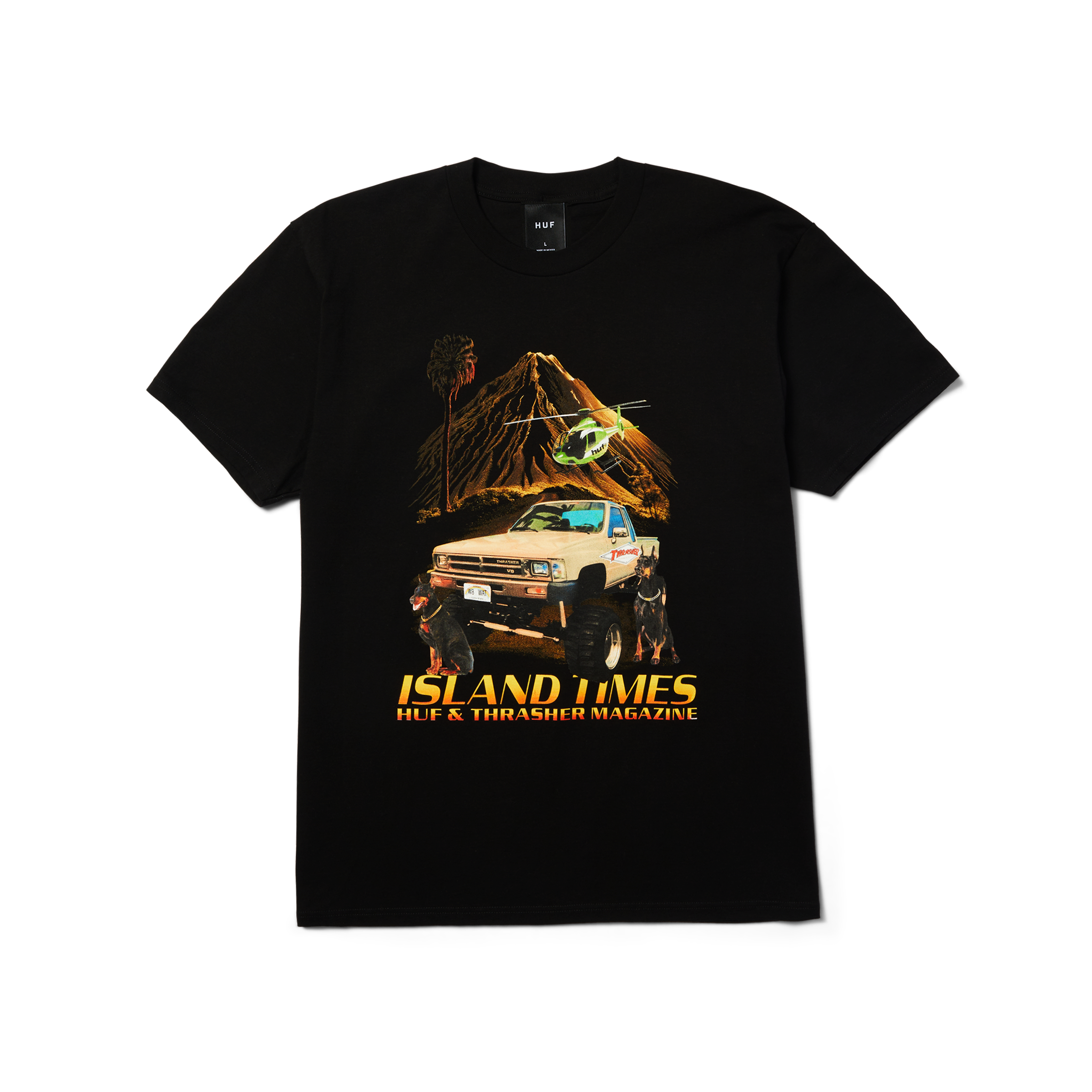 HUF x Thrasher Island Times Tee